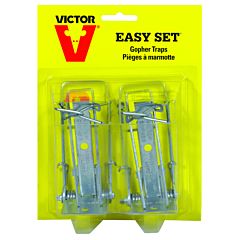 Victor&reg; Easy Set&reg; Gopher Traps - 2 Pack
