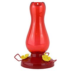 Perky-Pet® Ruby Red Plastic Hummingbird Feeder - 19 oz