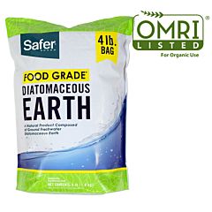 Safer® Brand Food Grade Diatomaceous Earth - 4 lb OMRI Listed® for Organic Use