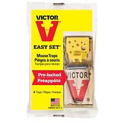 Victor® Wide Pedal Mouse Trap Clip Strip - 4 Pack