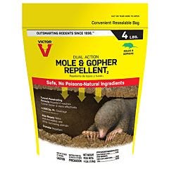 Victor® Dual-Action Mole & Gopher Repellent - 4 lb