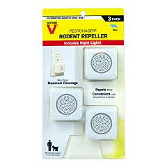 Victor® Pestchaser® Rodent Repellent with Nightlight - 3 Units