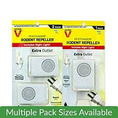 Victor® Pestchaser® Rodent Repellent with Nightlight & Extra Outlet