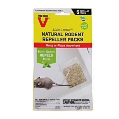 Victor® Scent-Away Natural Rodent Repeller Packs