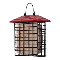  More Birds Single Suet Feeder with Weather Guard