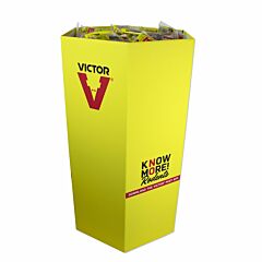 Victor® Metal Pedal Mouse Trap 2 Pack Dump Bin