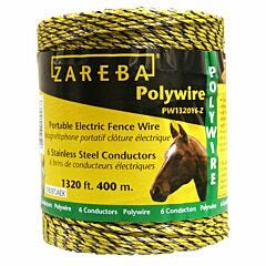  Zareba® Yellow 6 Conductor Polywire - 1320 ft