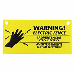  Zareba® Electric Fence Warning Signs
