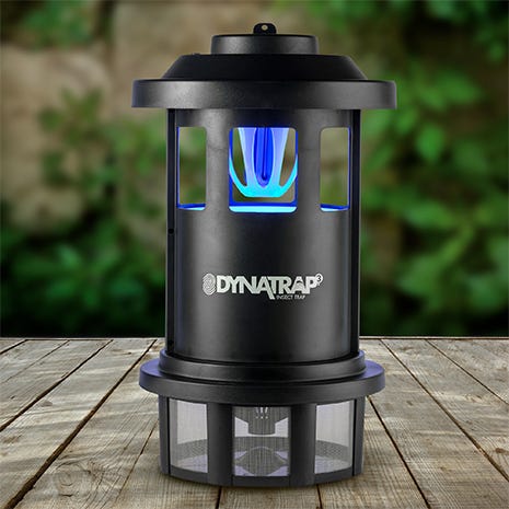 DynaTrap® ¾ Acre Black Mosquito and Insect Trap with AtraktaGlo Light